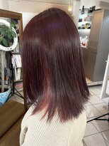 サロン ド ビカ(Salon de bika) 大人可愛い春カラー艶感ラベンダーピンク