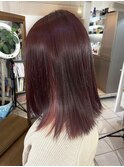 大人可愛い春カラー艶感ラベンダーピンク