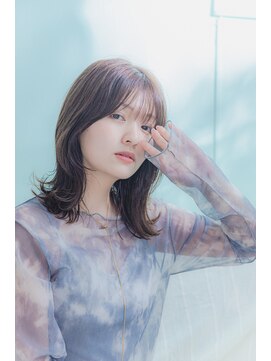 ページボーイ美容室 動きのある大人ミディアム