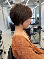 ジルブラン(JIL BLAN) ハイライトバレイヤージュダブルカラーショートカット30代40代