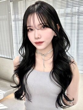 オニキス(ONYX) 透明感抜群ブルーブラック×韓国レイヤー【Chisato 】