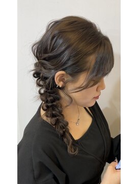 イオエ(ioe) 黒髪/ボブルフ/ネビージュ/小顔/ワンレン/髪質改善/グレージュ