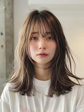 レヴ 草加店(LEV.) イメチェン　外はね　ボブ　美髪　ワイドバング　ブルーブラック