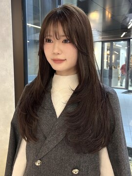 シティ(CITY) ワンカールレイヤー ロングレイヤー 明るめベージュ