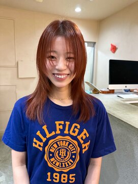 ヤント(yant) レイヤーカット×暖色カラー