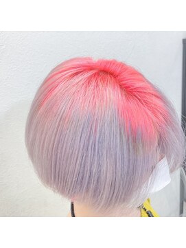 アルケム 学芸大学(AlChem) 【Hana指名】ピンクシルバーオンブレ[学芸大学前/ハイトーン]