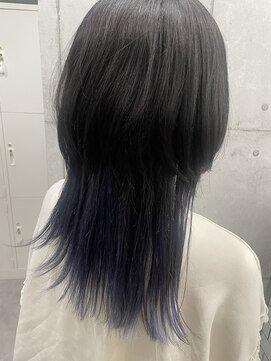 ネウィ 池袋(newi) インナーカラー ウルトラヴァイオレット