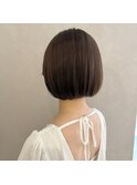 【&ONE 自由が丘】グレージュカラー×ミニボブ