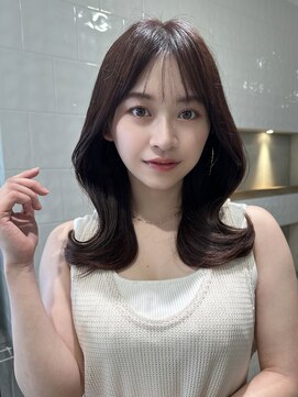 アイヴィ 表参道(IVY) くすみブラウン 大人可愛い くびれヘア【肥田亜沙美】