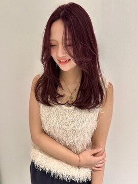 ヨーク(YOKE) 【YOKE】髪質改善ストレートレイヤーカットピンクラベンダー