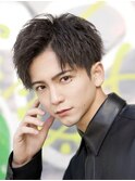 熊本メンズヘア ショートスタイル アップバング MEN'S HAIR