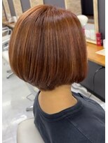 ユニティ 小田急相模原店&nbsp;カシスブラウン×艶ショートボブ【ユニティ小田急相模原店】