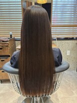 ヘアリゾート粋 トゥジュ 池袋東口店(tujuh)&nbsp;艶髪/ストレートロング/チョコレートブラウン