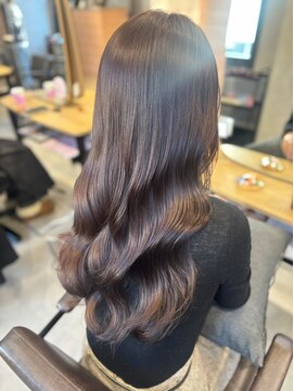 フィエル(Fier) 【髪質改善】カラーで髪質改善◎艶やか韓国風ウェーブ