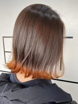 パレット 町田店(PALETTE)&nbsp;裾オレンジボブ　町田/町田駅/町田店