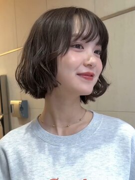 ガーデン 渋谷(GARDEN) ボブ レイヤーカット ボブパーマ グレージュ