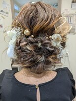 美容室 ハピネス(HappineSS)&nbsp;ゆるふわシニヨン