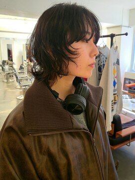 マカロニコースト(macaroni coast) ミディアム パーマ ウルフパーマ