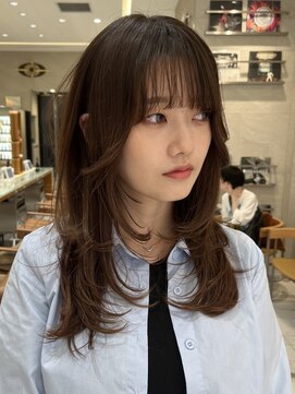 ピークアブー 原宿ハラカド(PEEK-A-BOO) ハッシュカットザクザクレイヤー韓国風ヘアフェイスレイヤー
