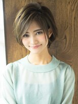 エル(LE)&nbsp;６/８open！ひし形シルエットグレージュエアリーショート