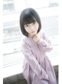 【salon de MiLK 原宿】ナチュラルボブ×ダークアッシュ