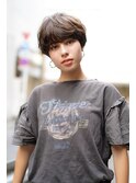 ネイビーカラーのマニッシュショート【福島泰】新宿