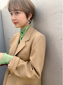 ミンクス 原宿店(MINX) 【MINX原宿表参道】ハイトーンベージュショート