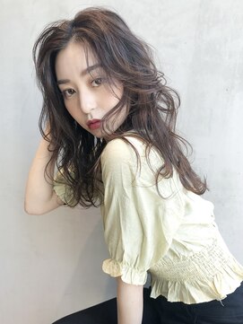 アイティー バイ アルバム 浦和店(IT by ALBUM) ラフウェーブ_オリーブカラーハイライトカラー_67361