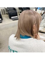 フラム 渋谷(flamme)&nbsp;【flamme Anna】ミルクベージュ、ブリーチ2回から