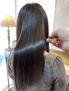 アンド ラ ブランシュ(&.La Blanche) 大宮/髪質改善/オフィスヘア/黒髪カタログ/美髪ロングヘア