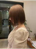 moca beige × ぱつっとBob