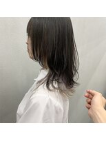 エヌ(N) N/92co. 2セクションカラー × ミディアムマッシュウルフ