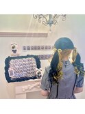 【ヘアセット】リボンツインテール  新宿歌舞伎町ヘアセット