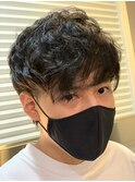メンズナチュラルスパイラルパーマ