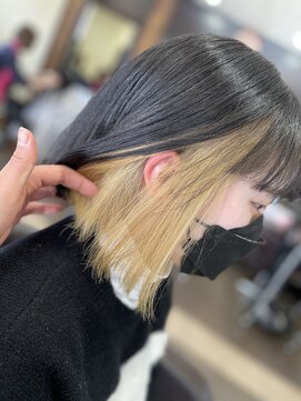 アマラ 立川(amara) インナーカラー