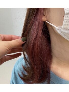 アローズ 荒尾店(arose) 10代20代30代イヤリングカラー×ナチュラル×小顔×切りっぱなし