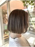 ハイライトベージュボブ