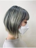 前下がりぱっつんボブ