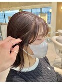 結んでも可愛い顔まわり◎外ハネボブ/おくれ毛/コンティ本厚木