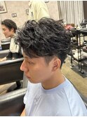 毛流れパーマ