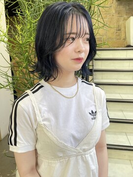 ゼスト 吉祥寺店(ZEST) 【韓国ヘア】韓国風ネイビーカラー　吉祥寺青木桜