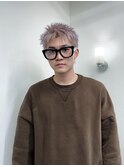 ホワイトパープルスパイキー