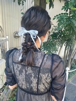 エルメ(Elme)&nbsp;ツイン編み下ろし結婚式アレンジ！　倉林泉