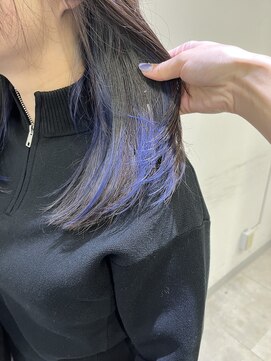 アオアクア バイ グルグル 小岩店(ao akua by GULGUL) .blue inner × layer cut.