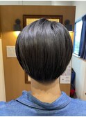ツーブロックマッシュショート