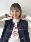 切りっぱなしボブ/シースルーバング/前髪/原宿神宮前
