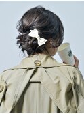 【RAWR】ドレスヘアくるりんぱシニヨン葛西ヘアセット