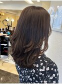 ★40代50代大人ひし形レイヤーカット根元パーマ髪質改善カラー