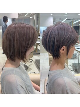 アンド ストーリーズ(&STORIES) ショートボブ髪型40代50代60代前髪あり前髪なし【橋本】