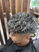 サラ HAIR&MAKE SALA 相模大塚店&nbsp;ホワイトメッシュパーマ